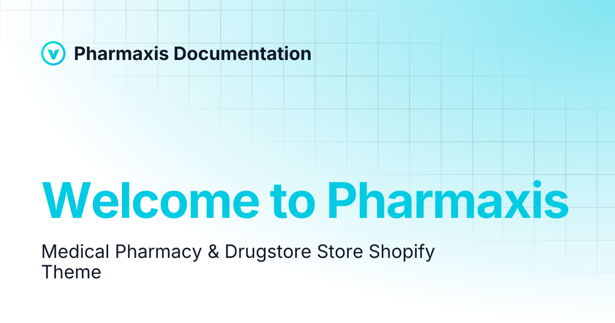 Welcome to Pharmaxis | Pharmaxis Documentation